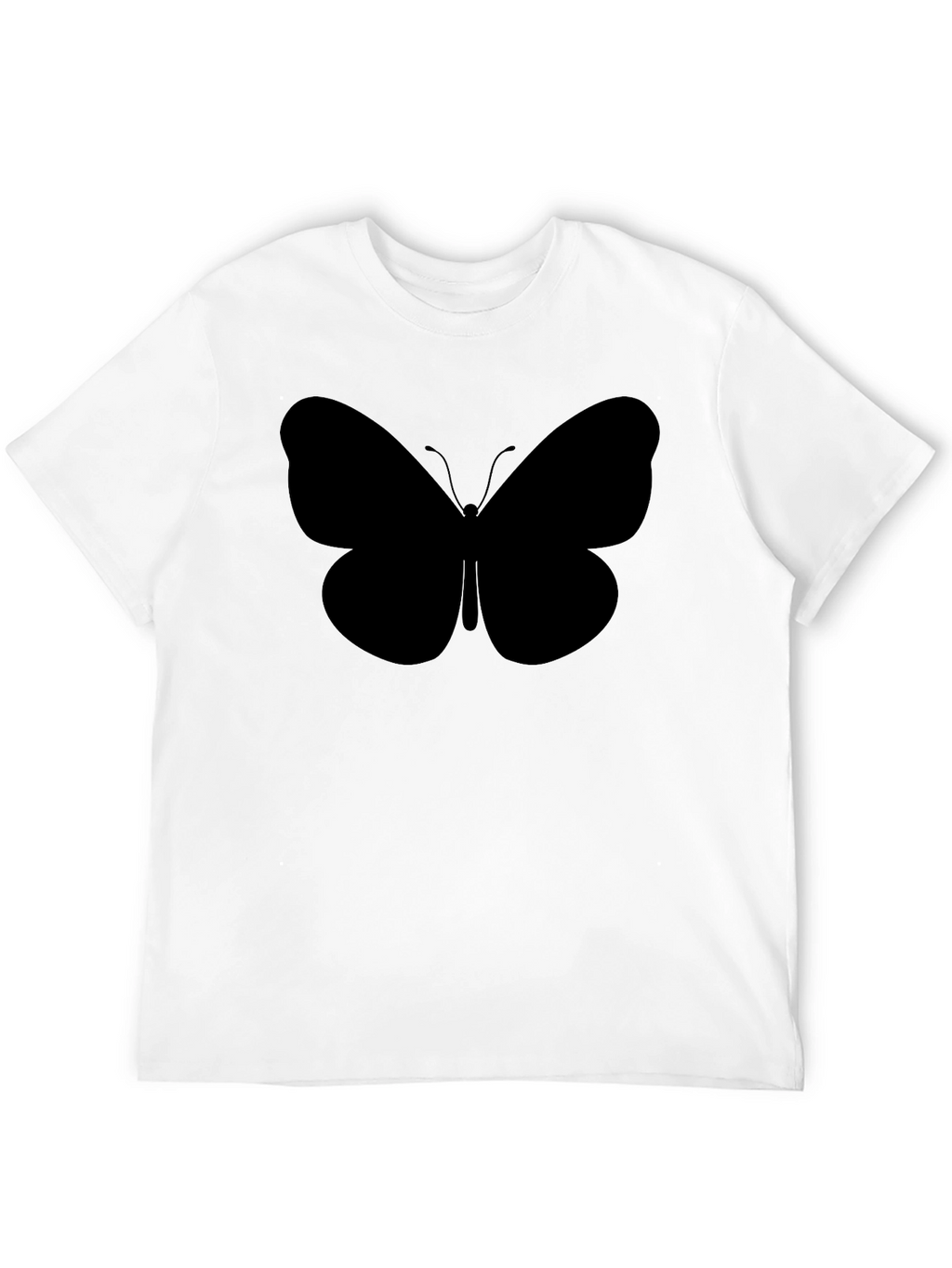 Black Butterfly Graphic Tee - Stylish Mens T-Shirt