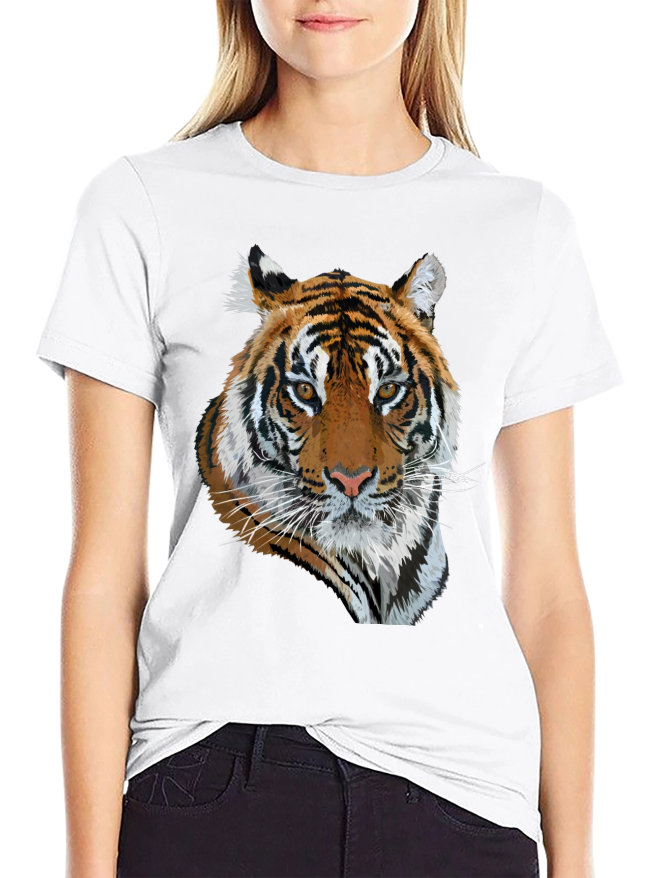 Tiger Graphic Black T-Shirt - Mens Fashion
