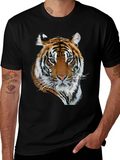 Tiger Graphic Black T-Shirt - Mens Fashion