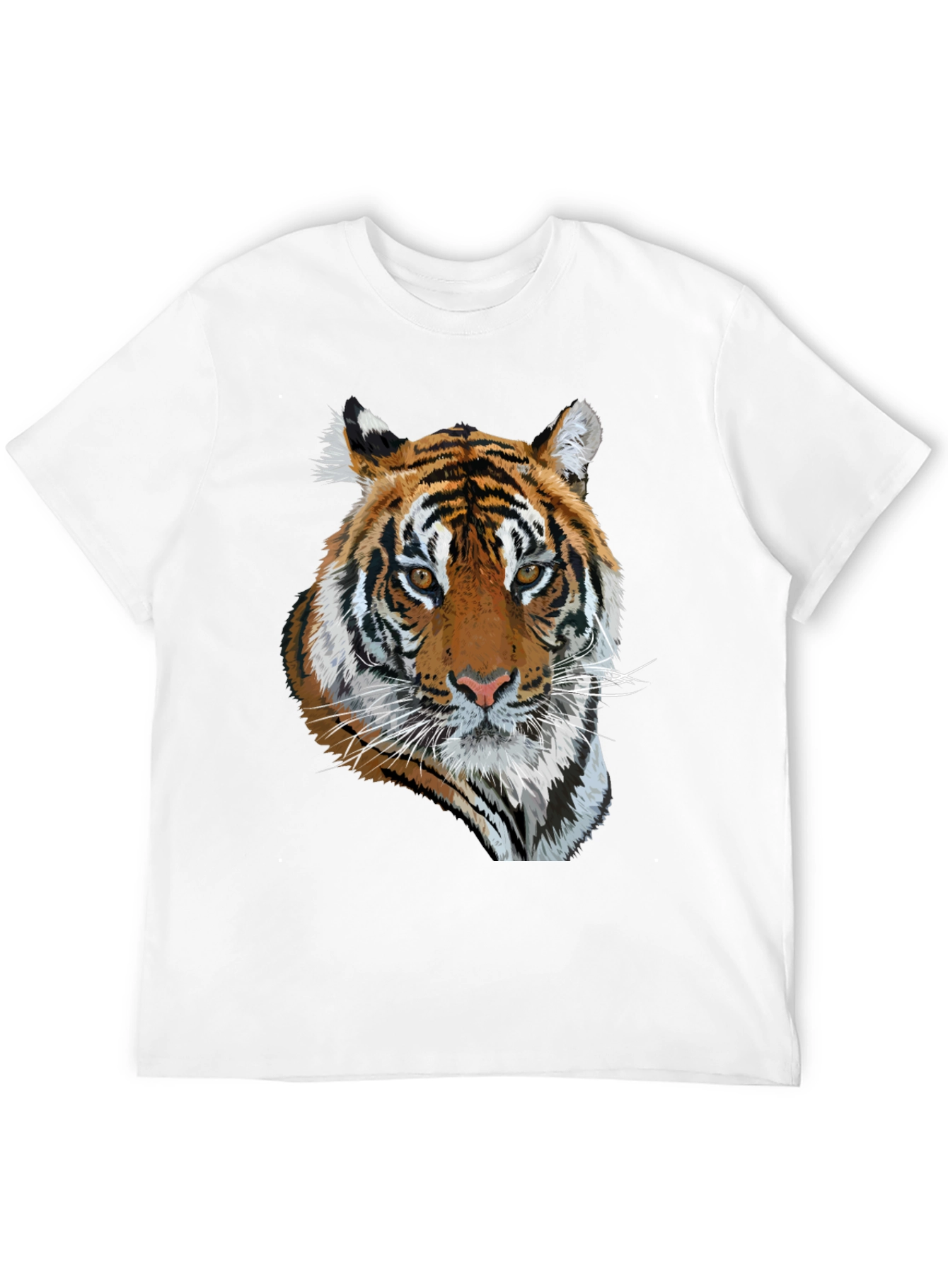 Tiger Graphic Black T-Shirt - Mens Fashion