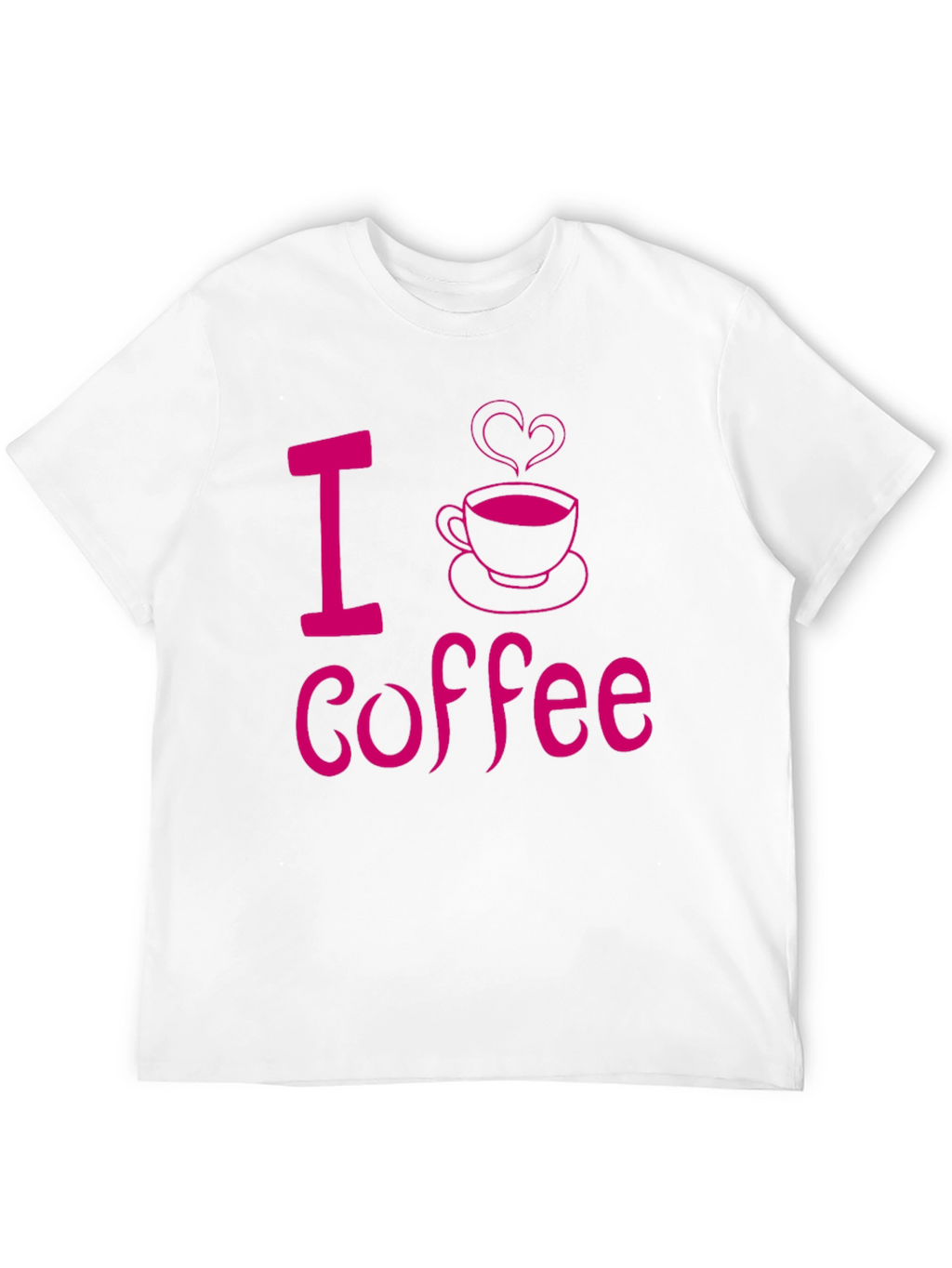 I Love Coffee Graphic Tee - Black Casual Shirt