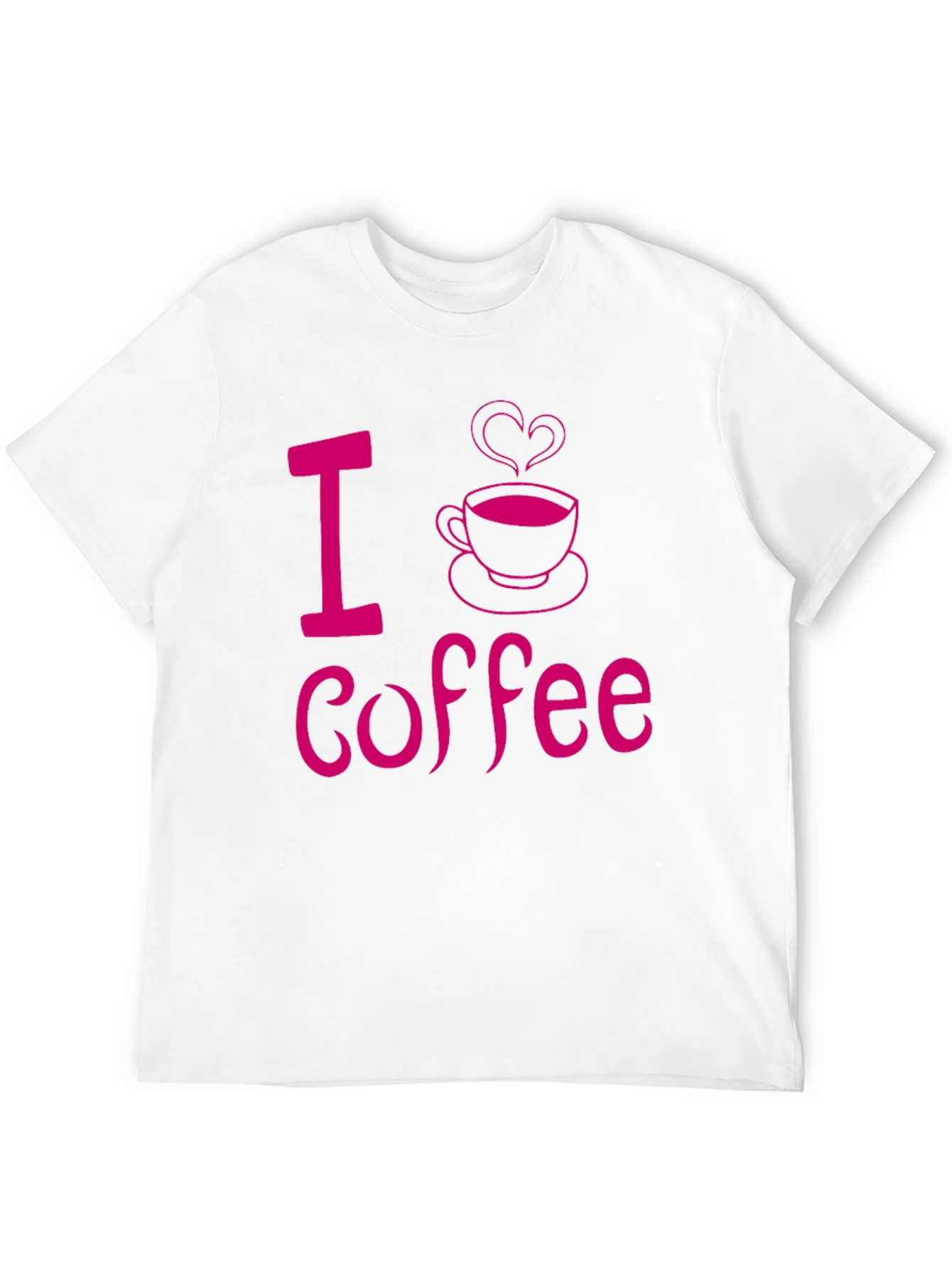 I Love Coffee Graphic Tee - Black Casual Shirt