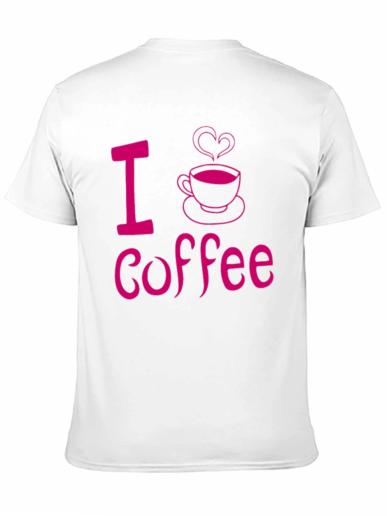 I Love Coffee Graphic Tee - Black Casual Shirt