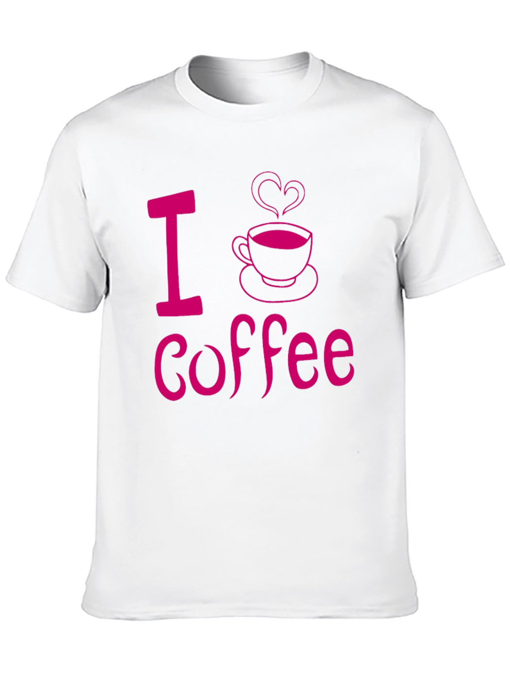 I Love Coffee Graphic Tee - Black Casual Shirt