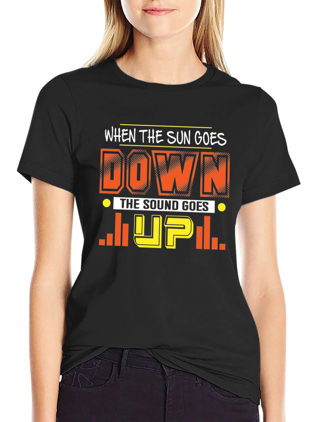 When The Sun Goes Down Graphic Tee