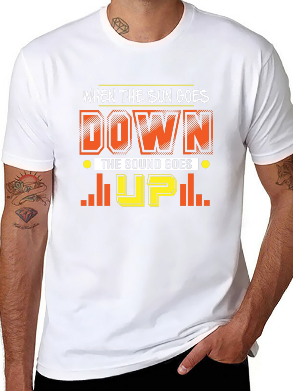 When The Sun Goes Down Graphic Tee