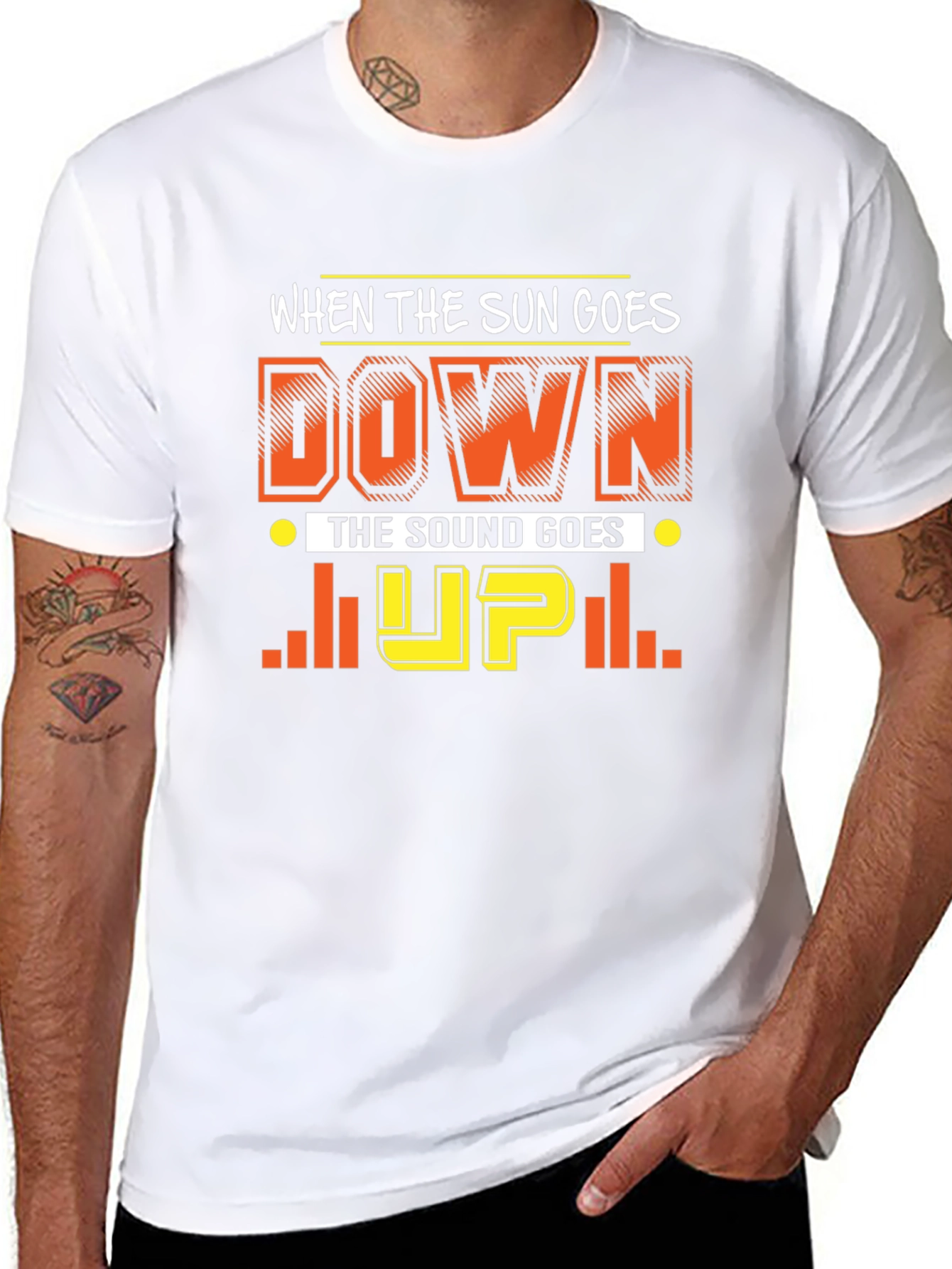 When The Sun Goes Down Graphic Tee