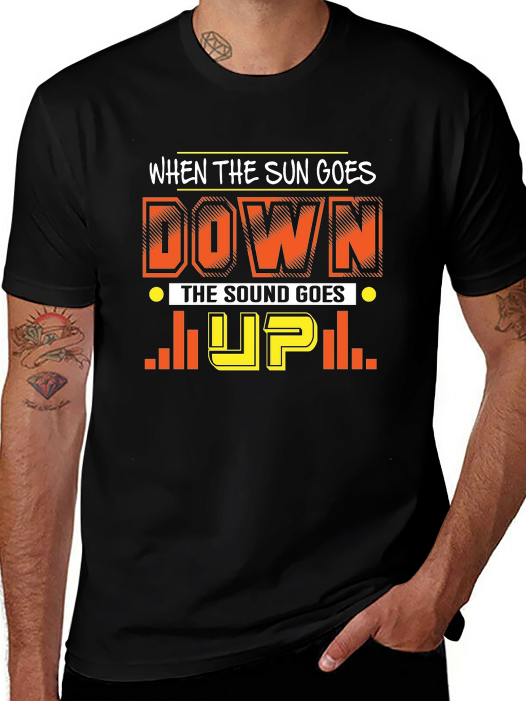 When The Sun Goes Down Graphic Tee