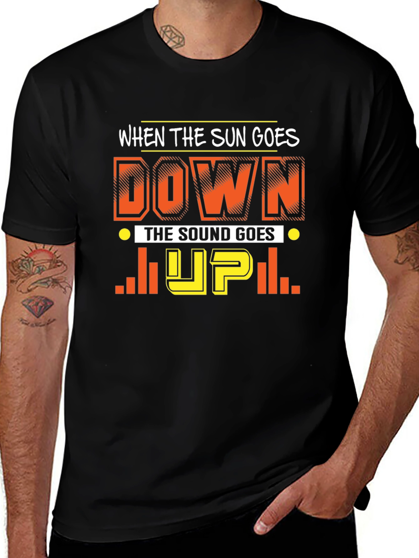 When The Sun Goes Down Graphic Tee
