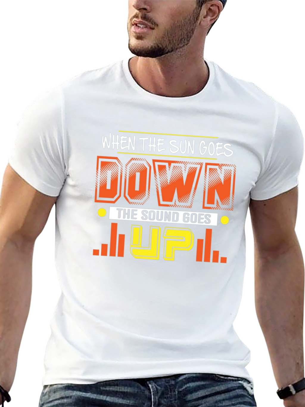 When The Sun Goes Down Graphic Tee