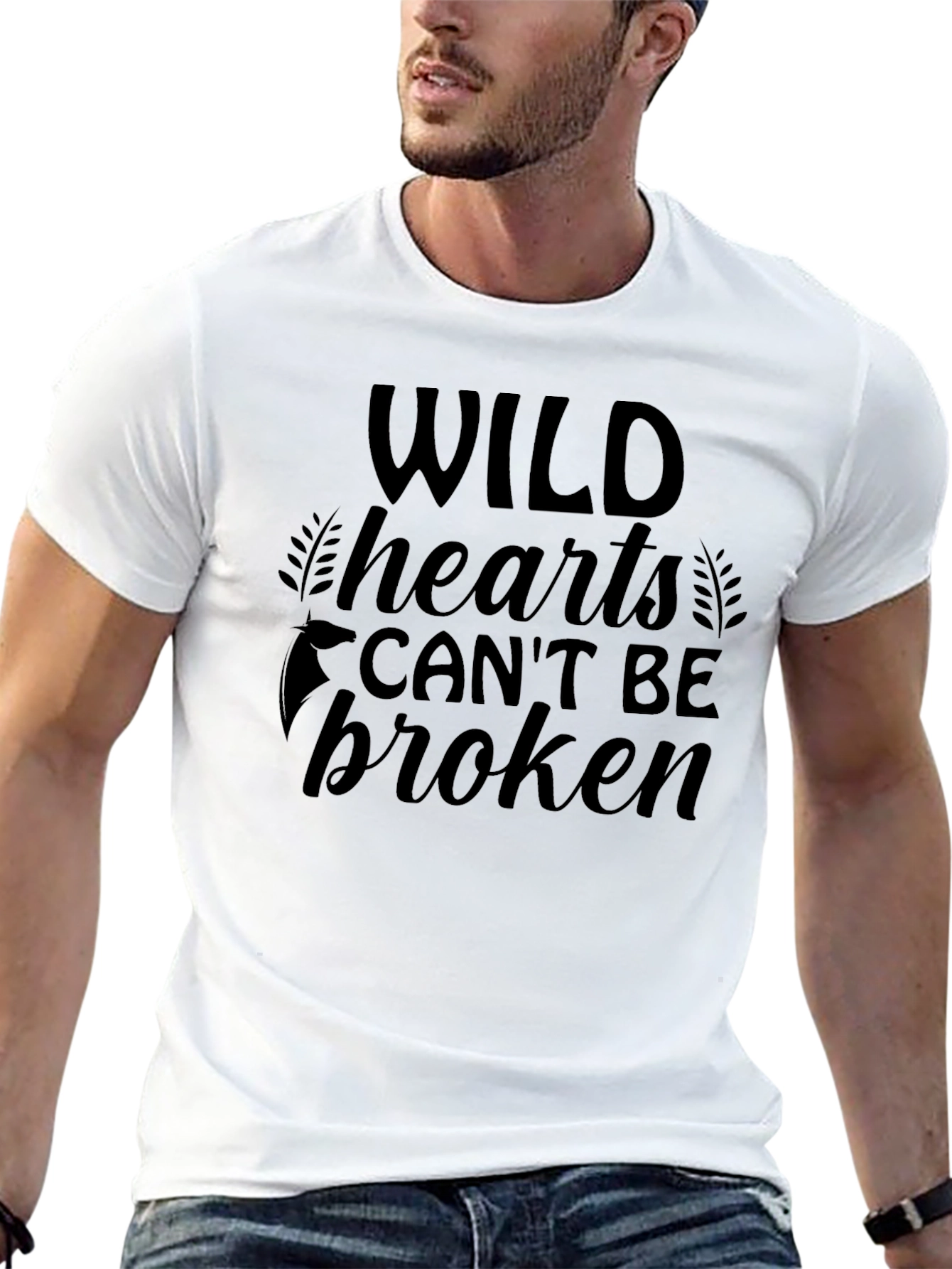 Wild Hearts Graphic Tee - Black