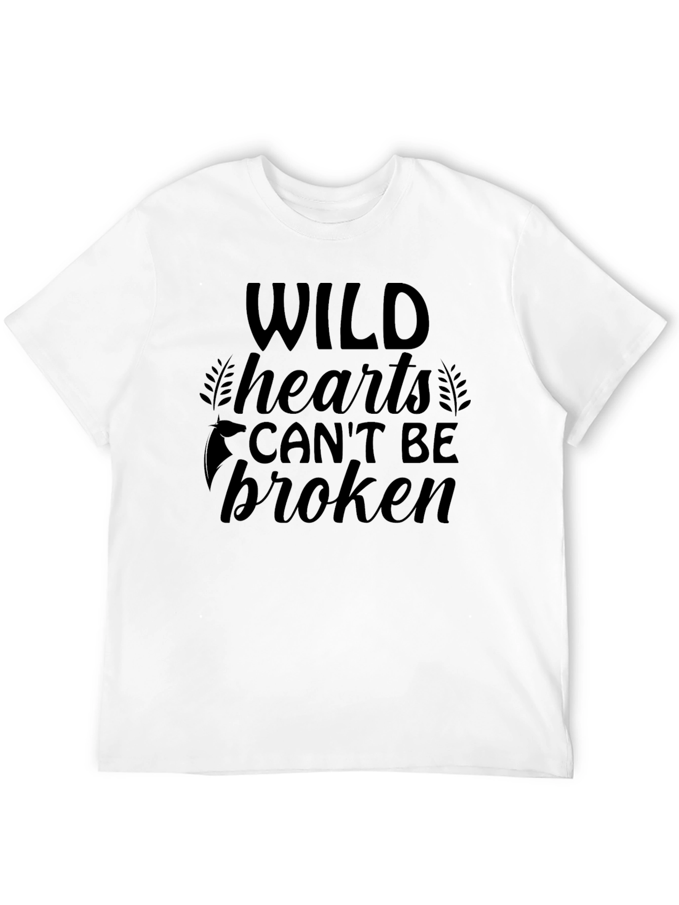 Wild Hearts Graphic Tee - Black