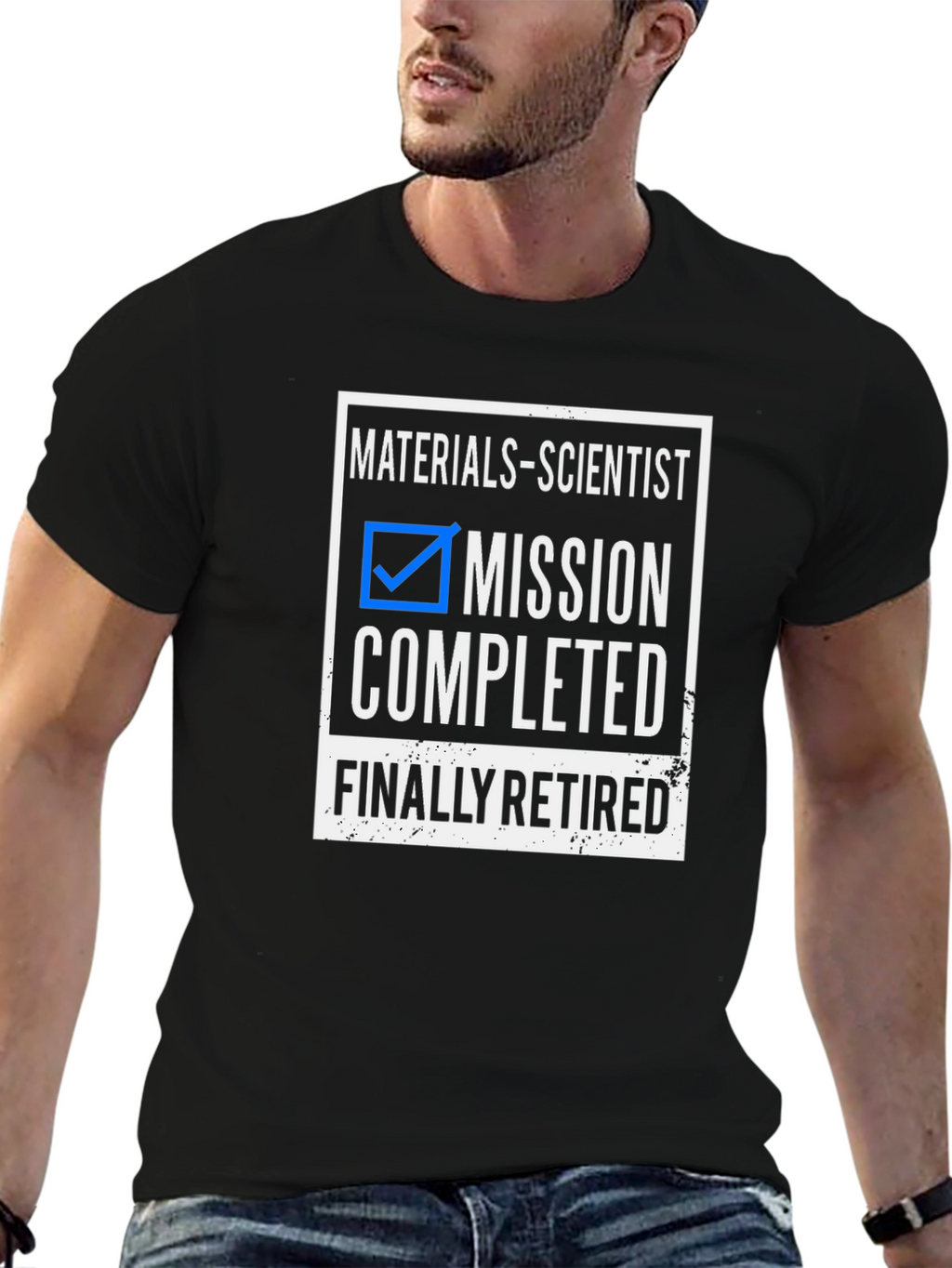Materials Scientist Retirement T-Shirt - Mission Completed