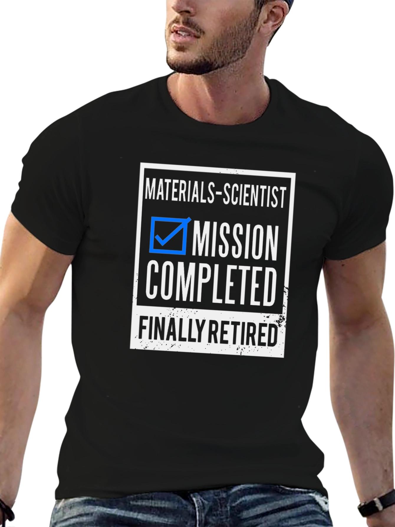 Materials Scientist Retirement T-Shirt - Mission Completed