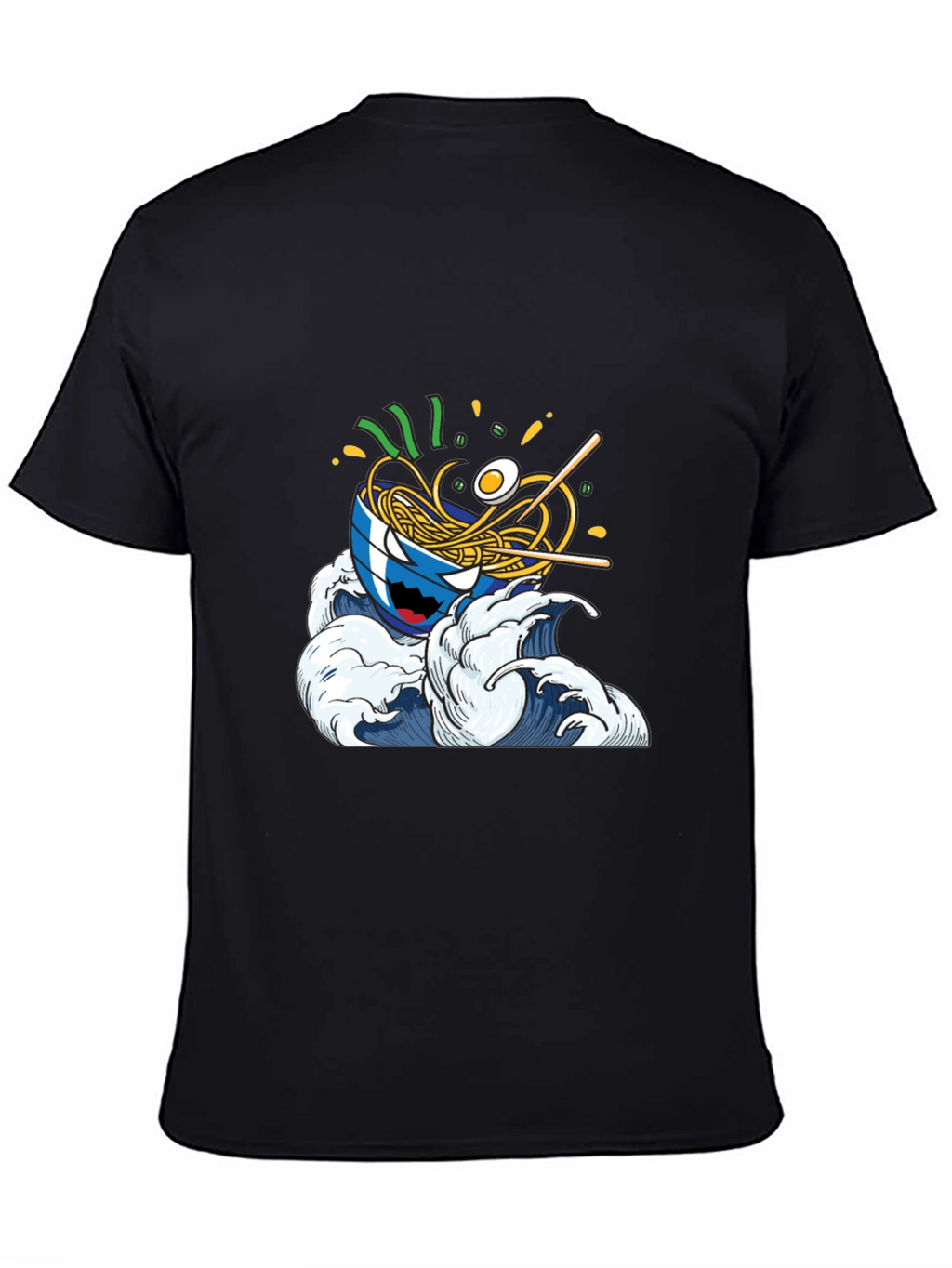Ramen Wave Graphic Tee - Cool Anime Style