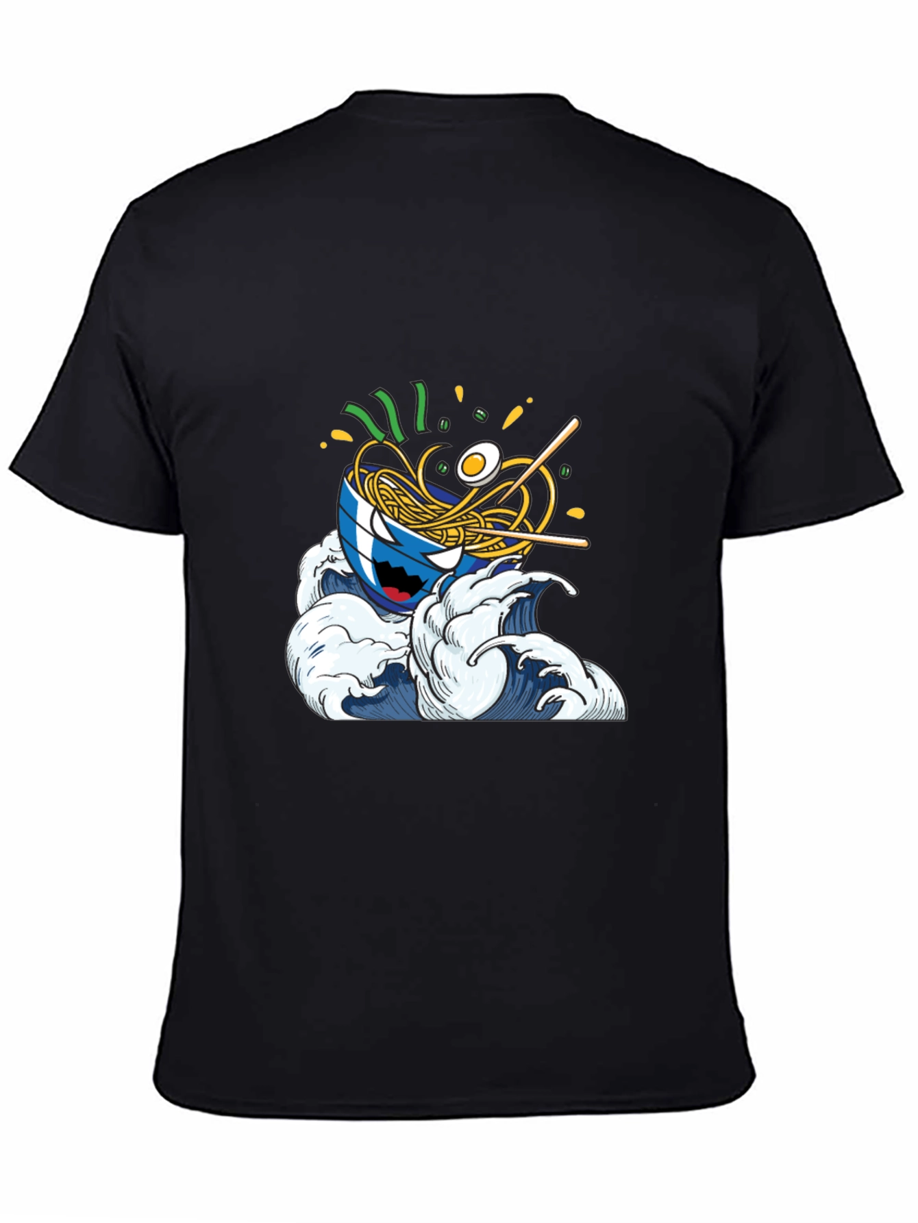 Ramen Wave Graphic Tee - Cool Anime Style