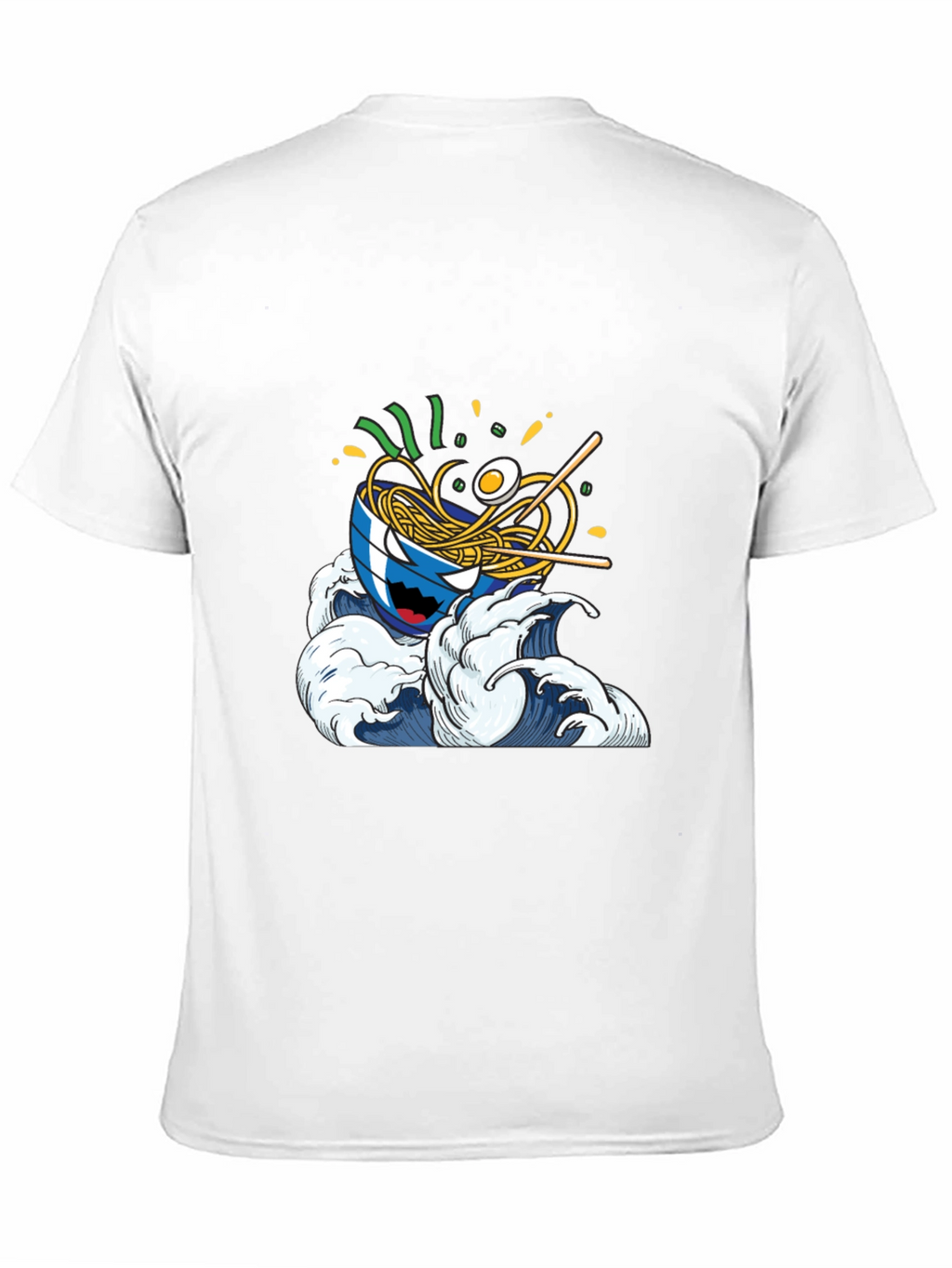 Ramen Wave Graphic Tee - Cool Anime Style