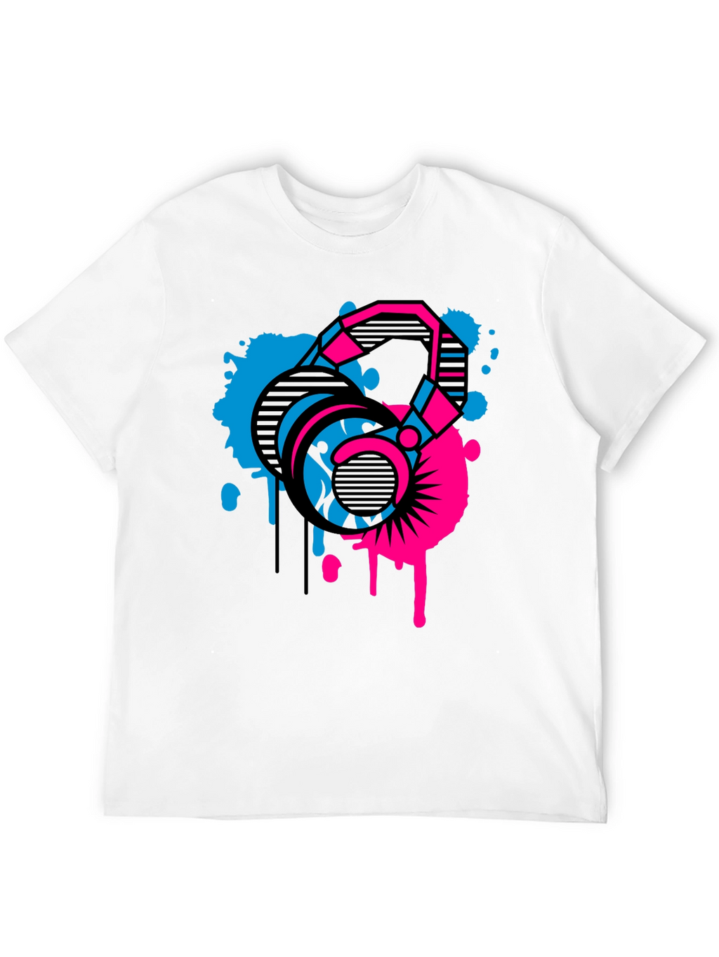 Abstract Kettlebell Graphic T-Shirt - Fitness Apparel