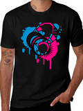 Abstract Kettlebell Graphic T-Shirt - Fitness Apparel