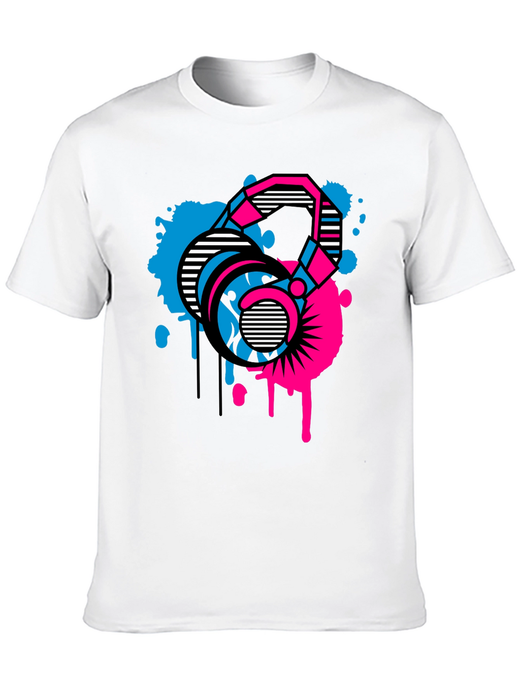 Abstract Kettlebell Graphic T-Shirt - Fitness Apparel
