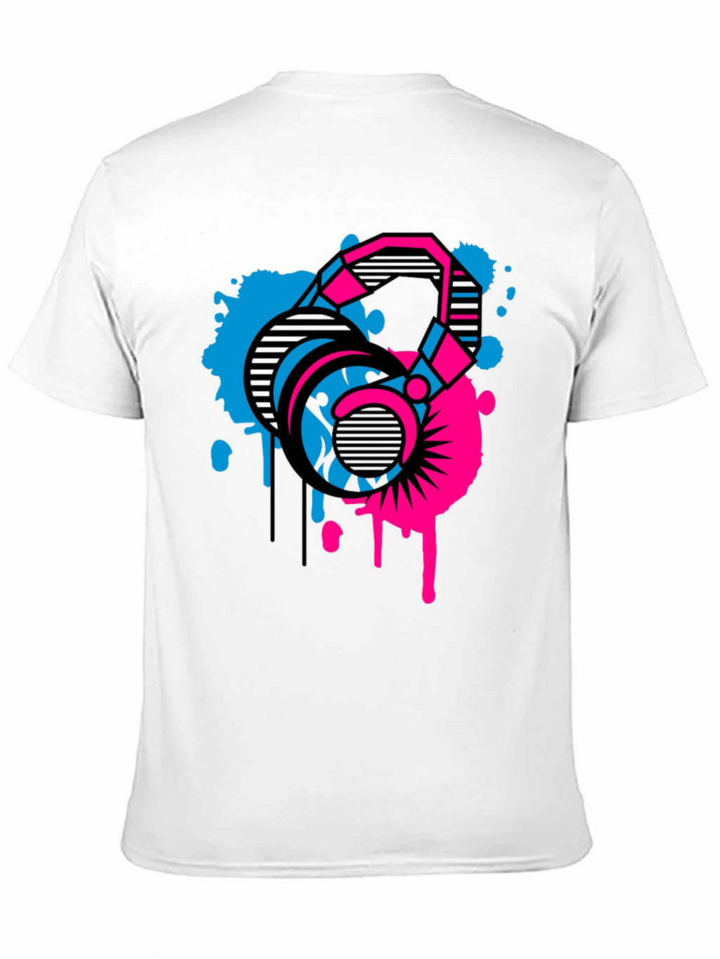 Abstract Kettlebell Graphic T-Shirt - Fitness Apparel