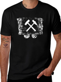 Miners Tools Distressed Black T-Shirt