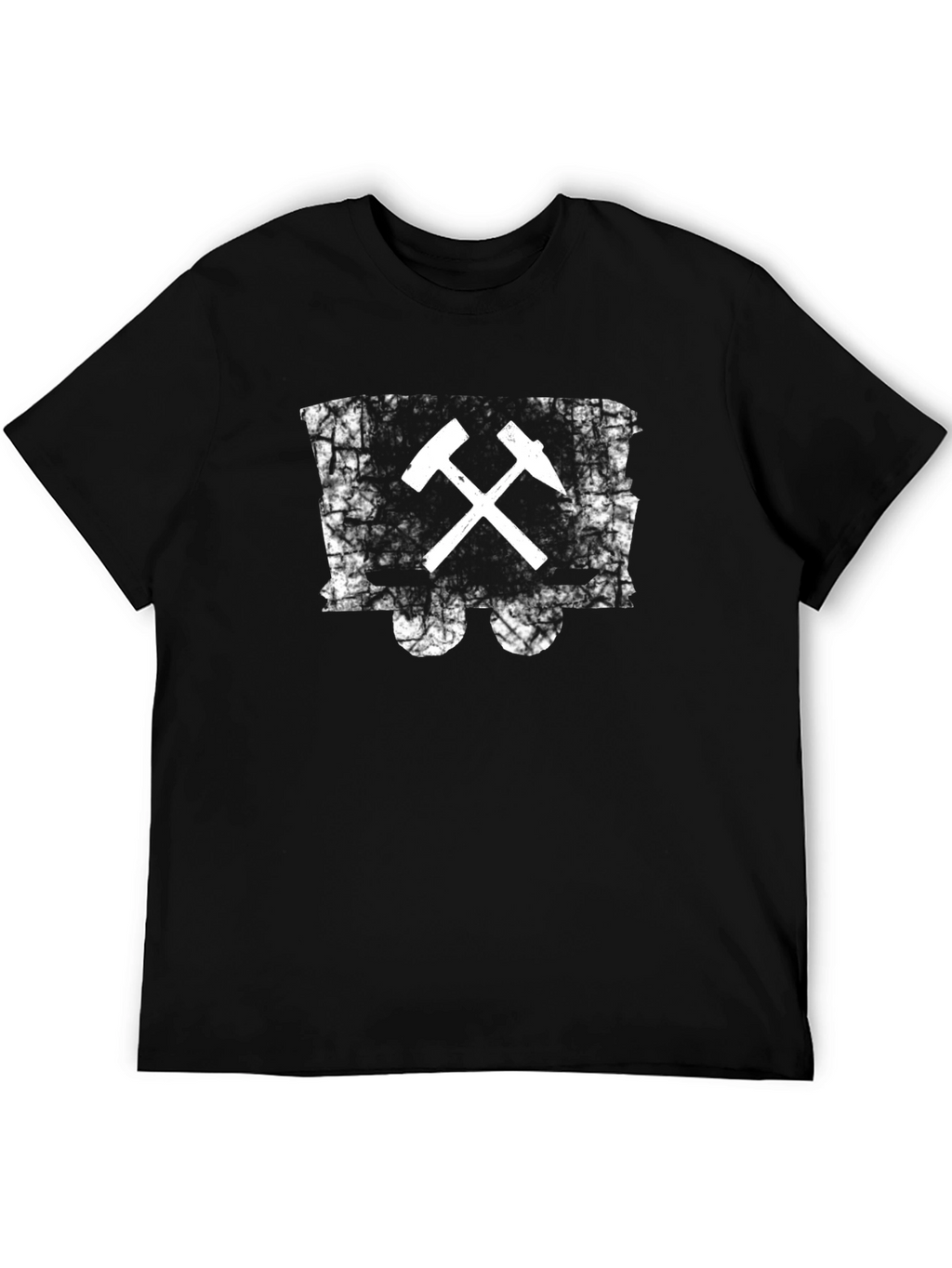 Miners Tools Distressed Black T-Shirt