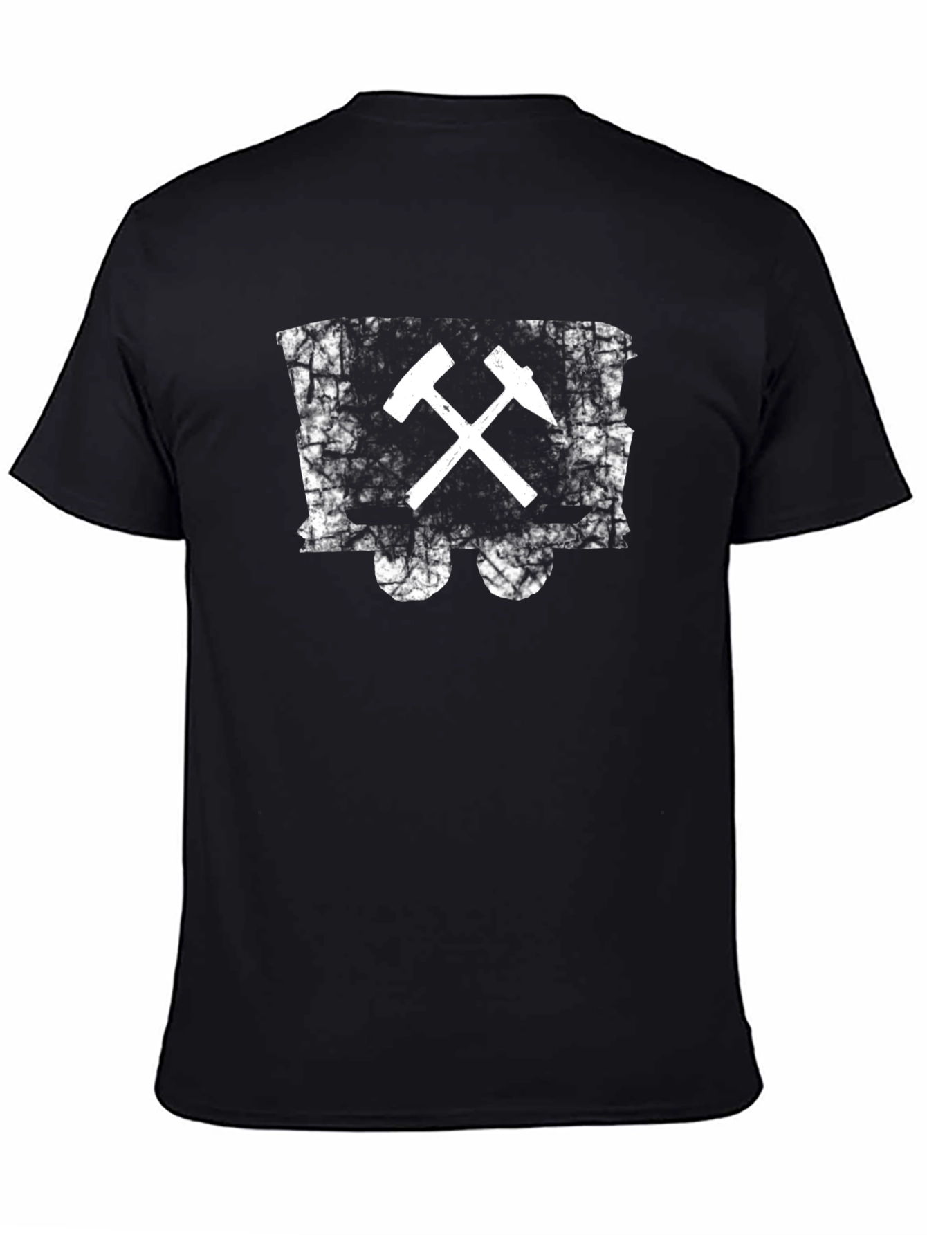 Miners Tools Distressed Black T-Shirt