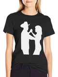 Country Western Dancers Black Graphic Tee