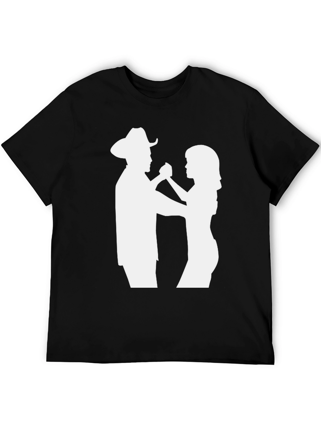 Country Western Dancers Black Graphic Tee