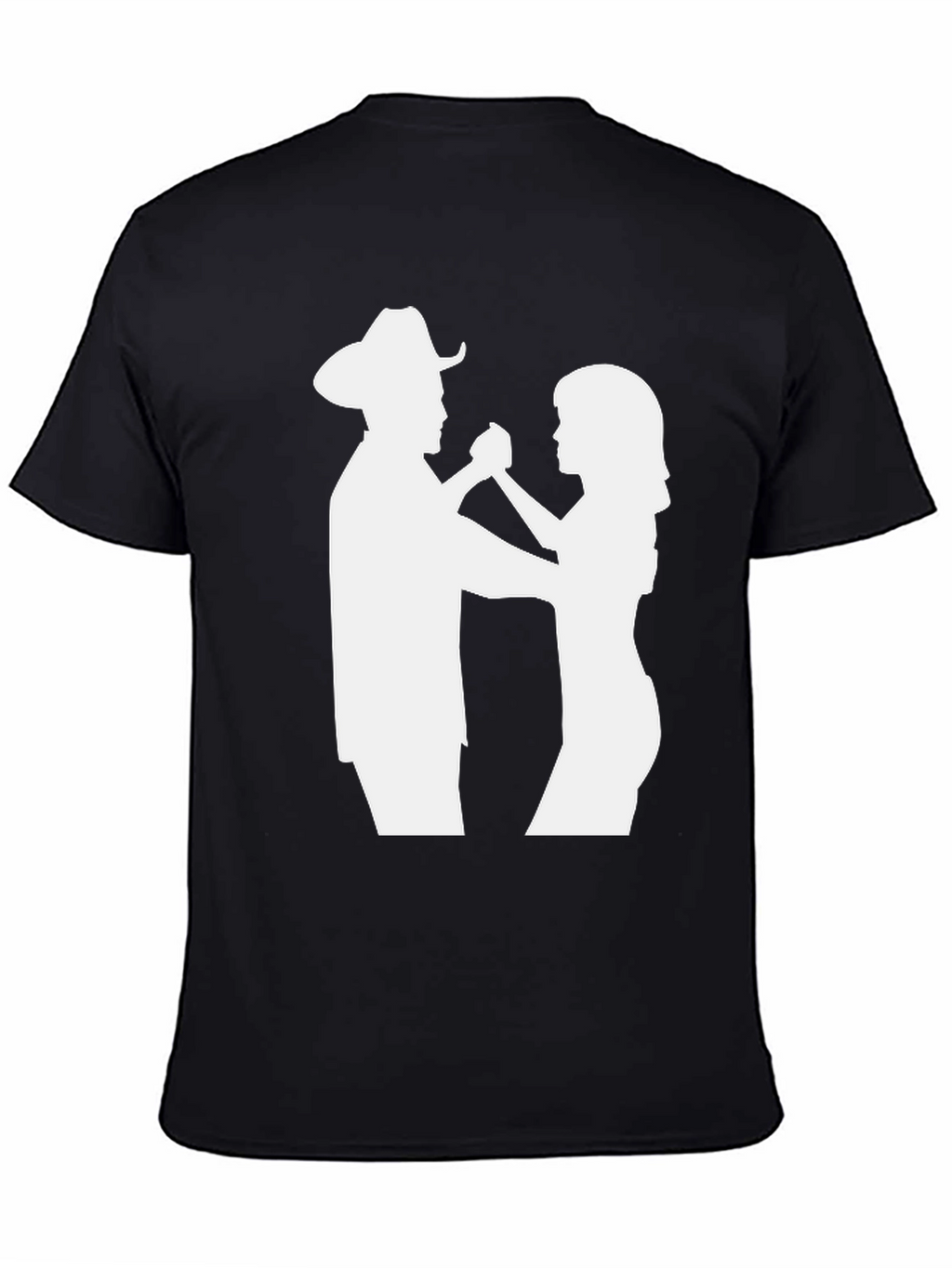 Country Western Dancers Black Graphic Tee