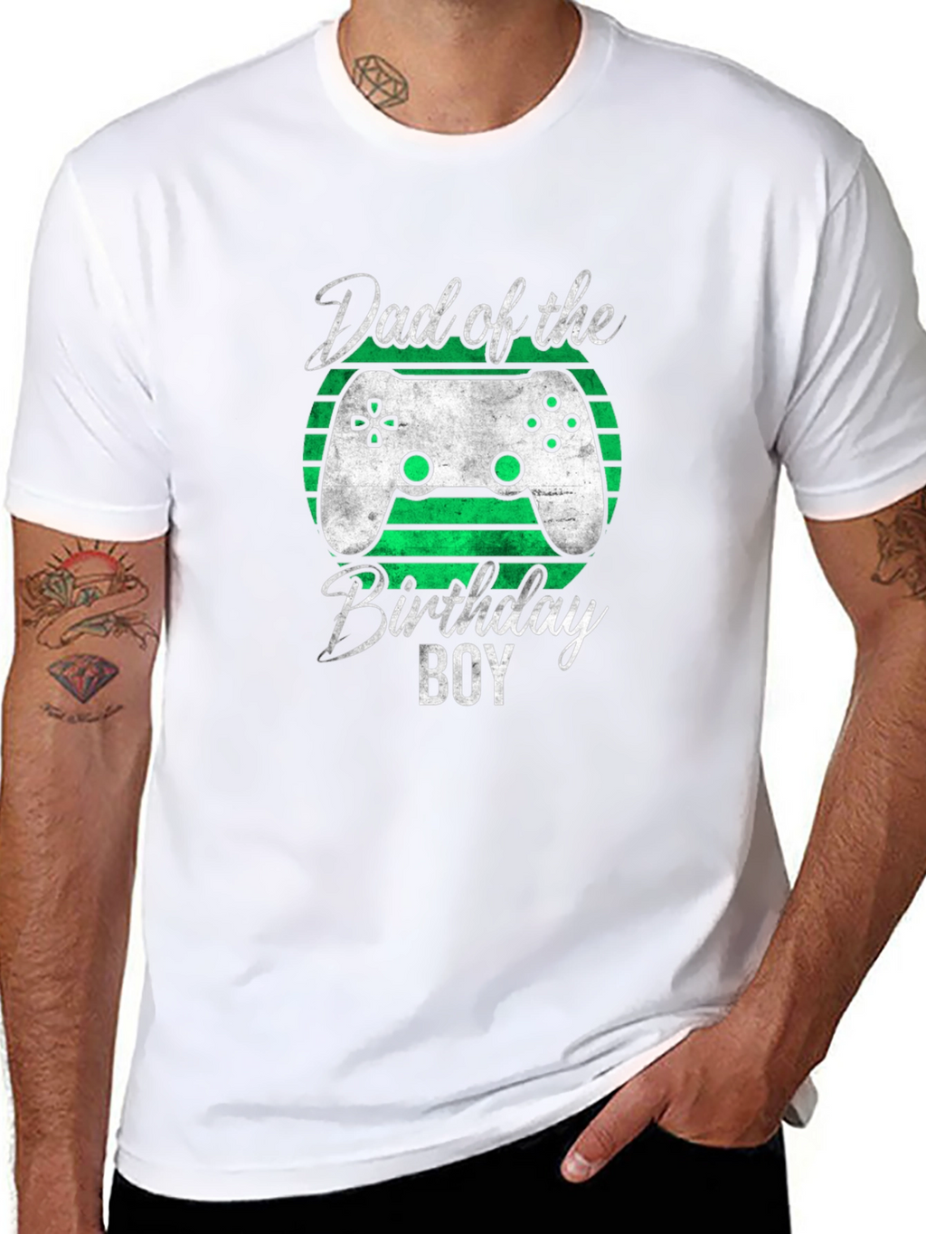 Dad of the Birthday Boy Gamer T-Shirt
