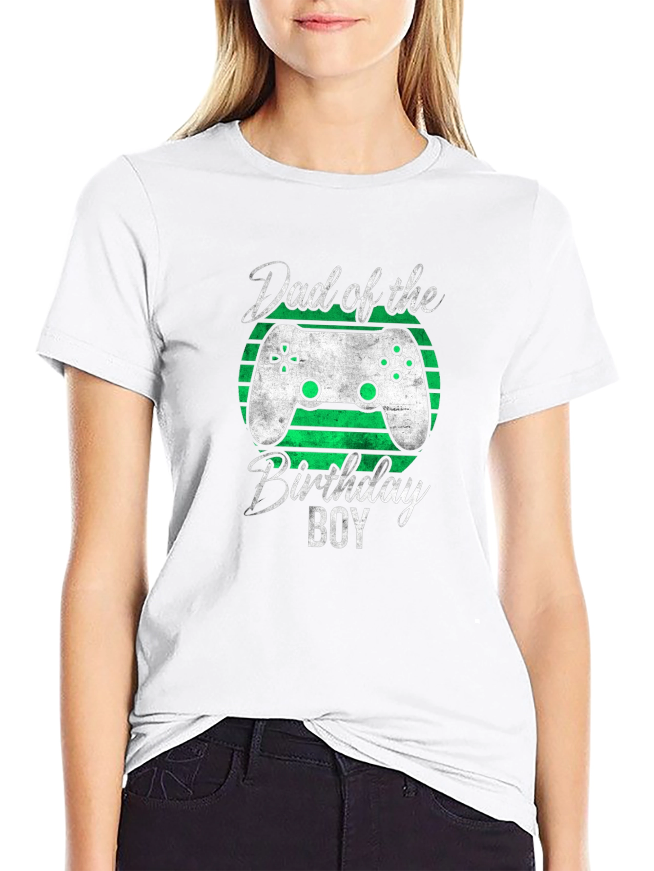 Dad of the Birthday Boy Gamer T-Shirt