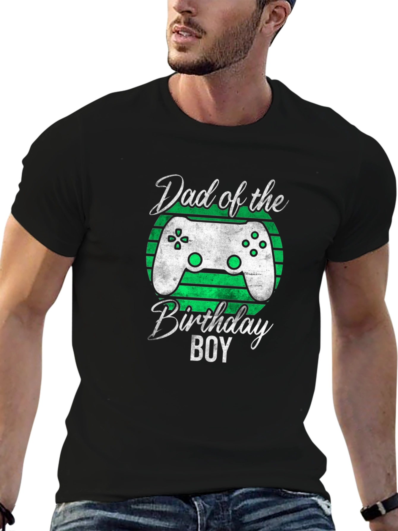 Dad of the Birthday Boy Gamer T-Shirt