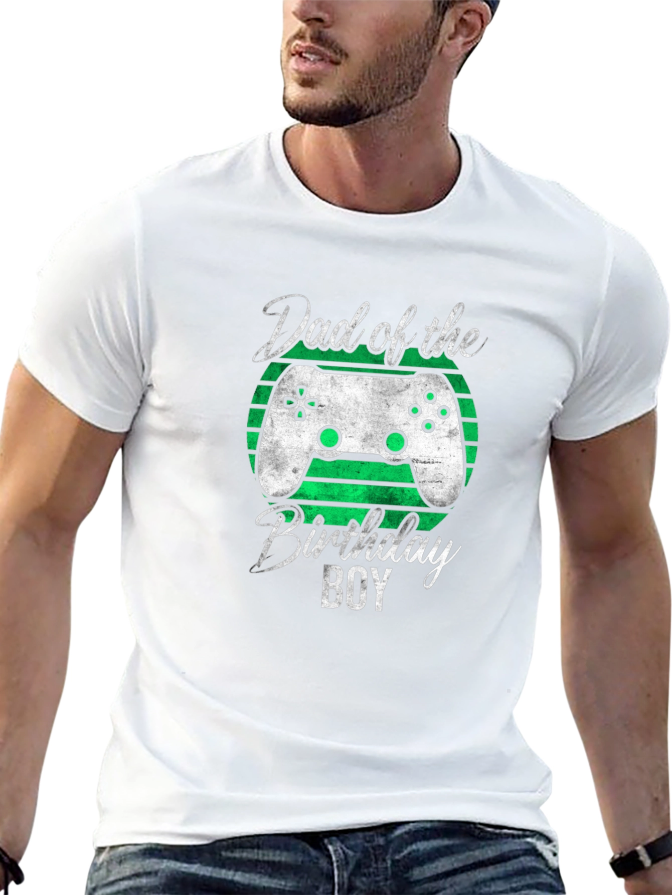 Dad of the Birthday Boy Gamer T-Shirt