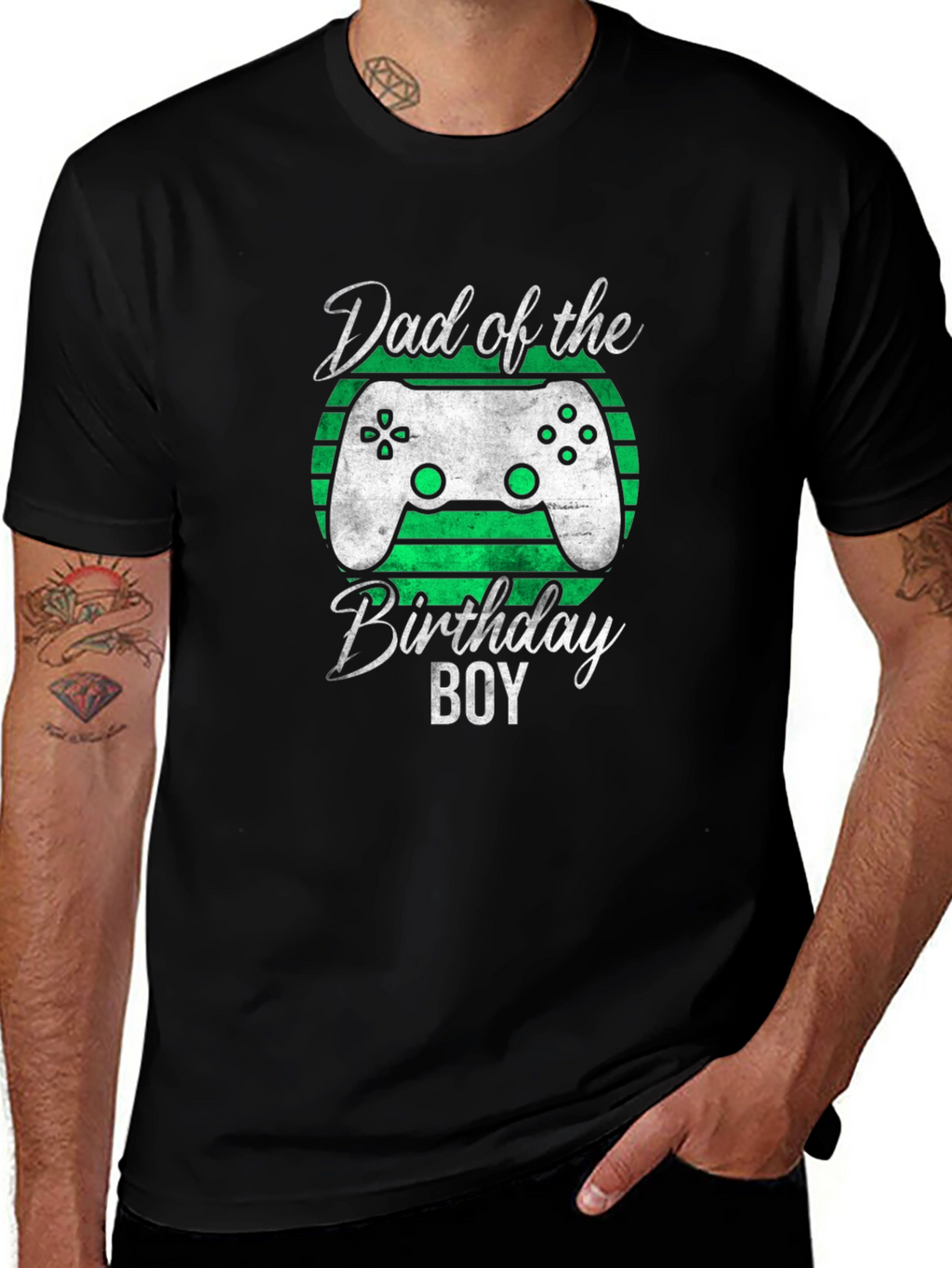 Dad of the Birthday Boy Gamer T-Shirt