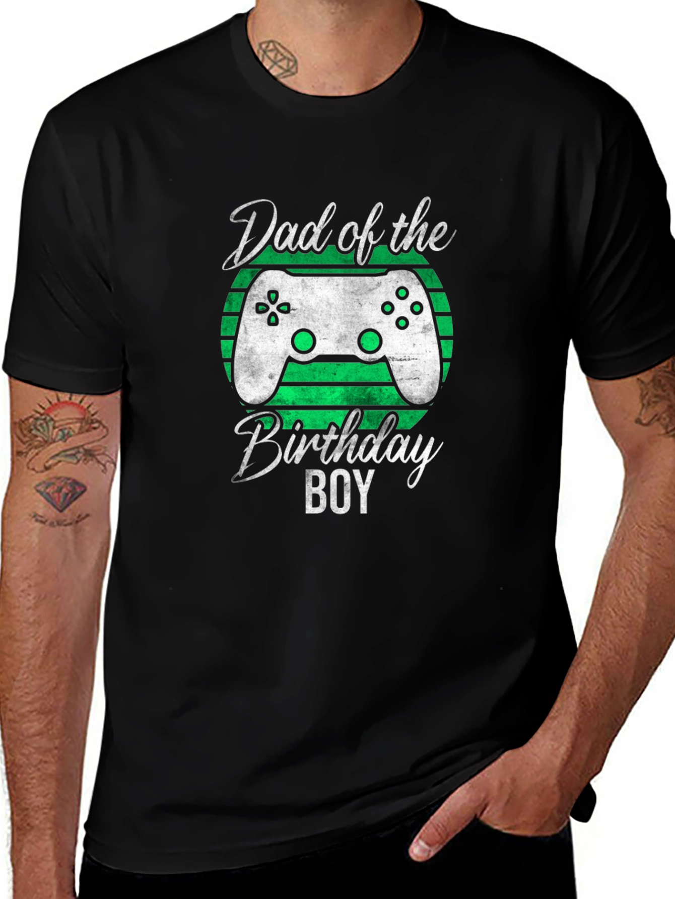 Dad of the Birthday Boy Gamer T-Shirt