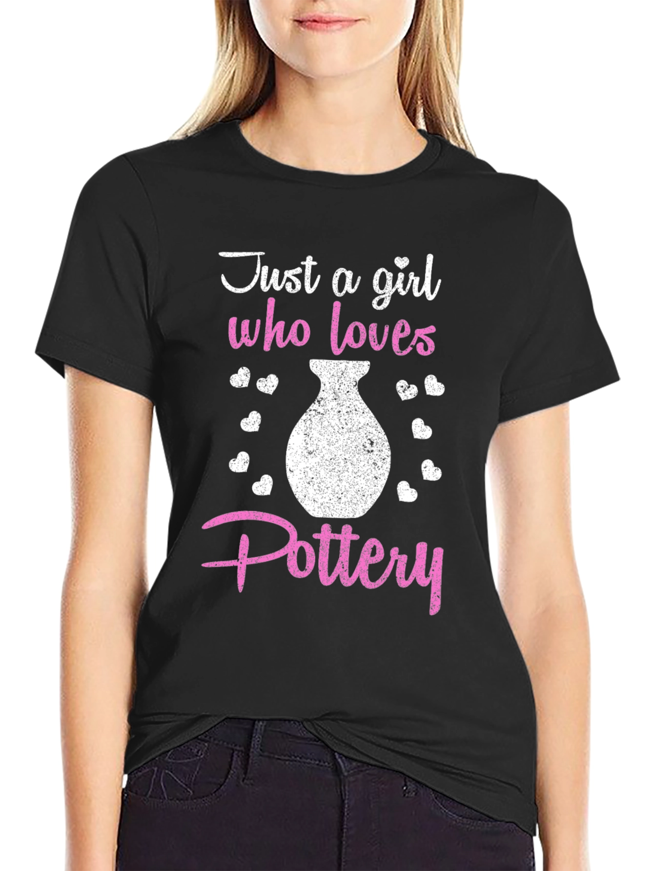 Just a Girl Who Loves Pottery Graphic Tee