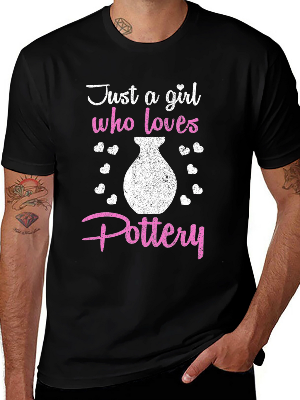Just a Girl Who Loves Pottery Graphic Tee