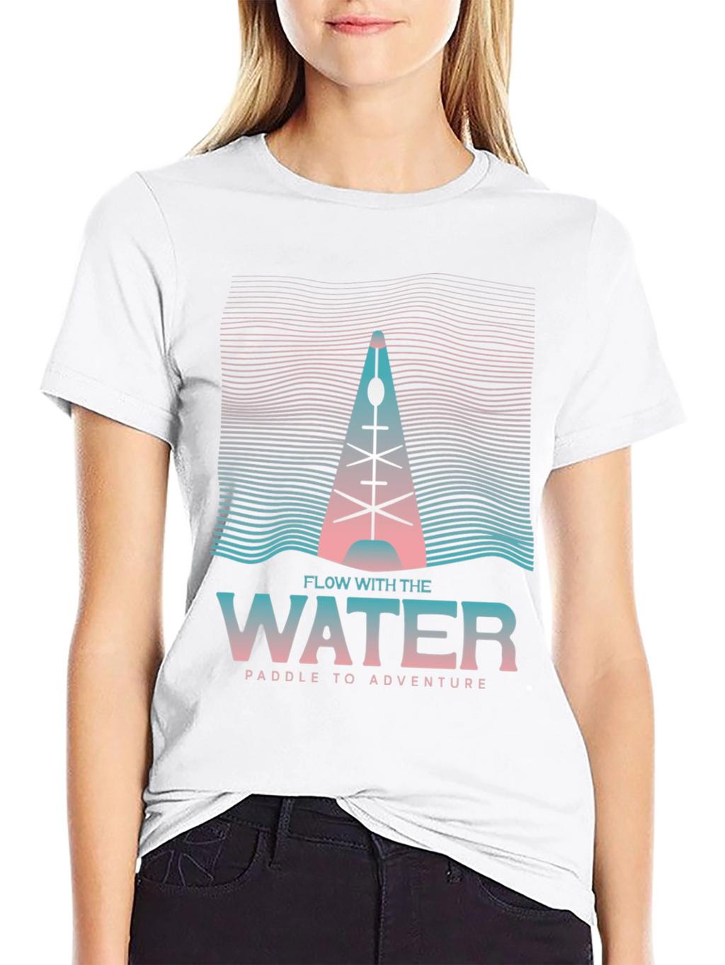 Flow With The Water Graphic Tee