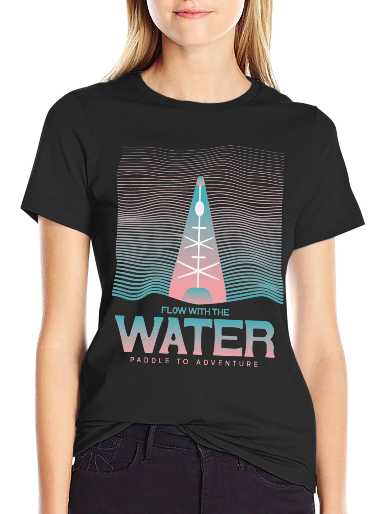 Flow With The Water Graphic Tee