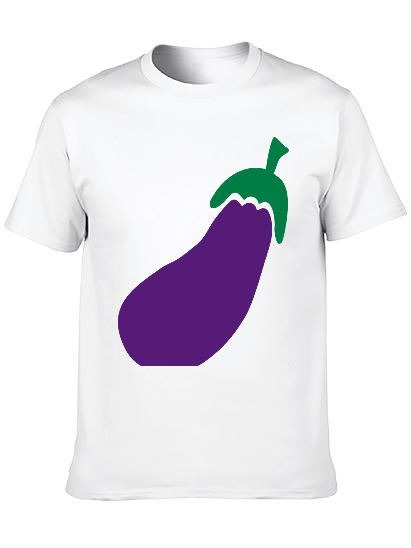 Eggplant Graphic T-Shirt - Black