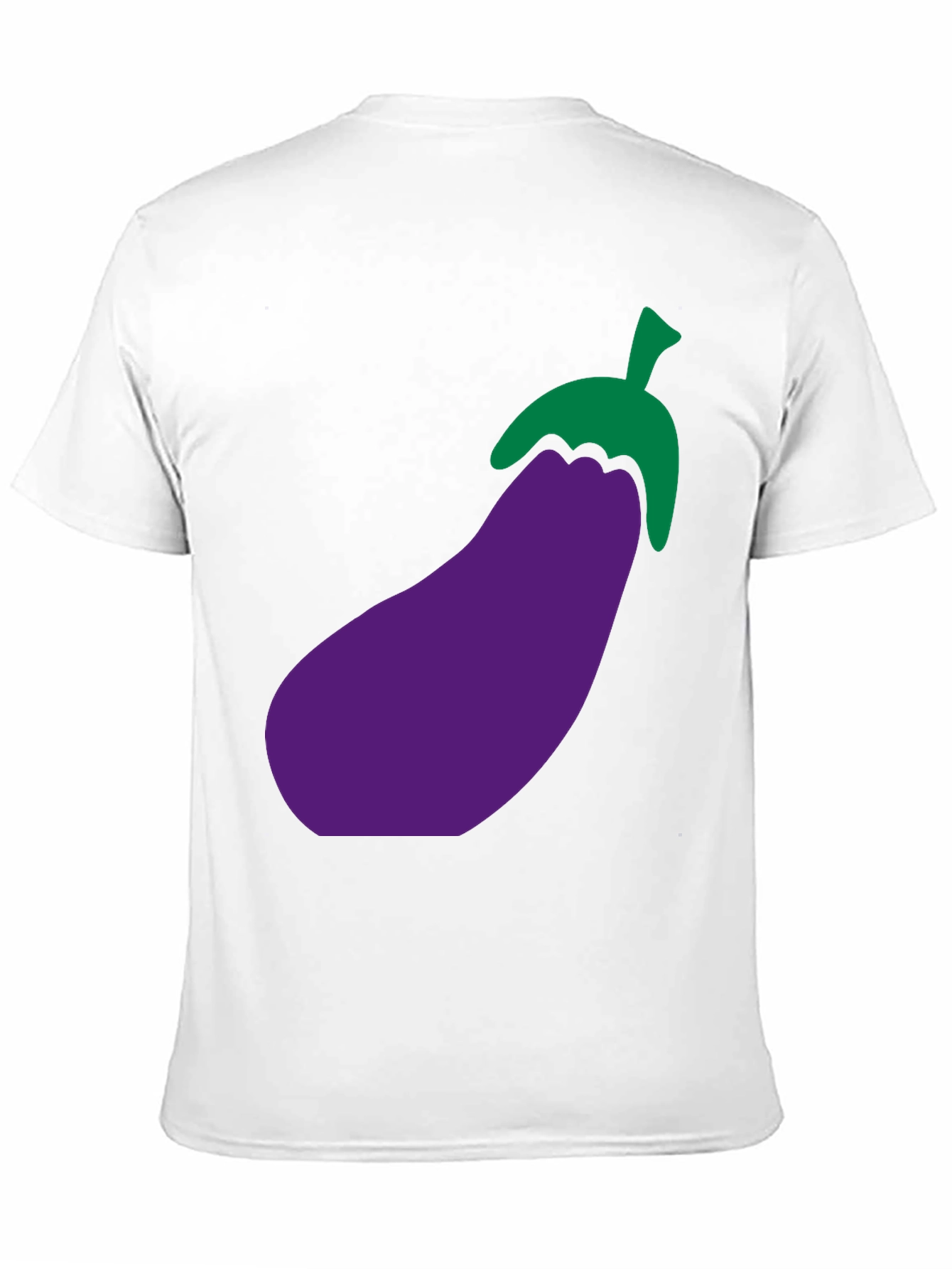 Eggplant Graphic T-Shirt - Black