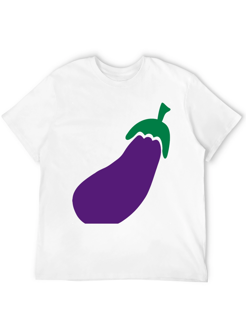 Eggplant Graphic T-Shirt - Black