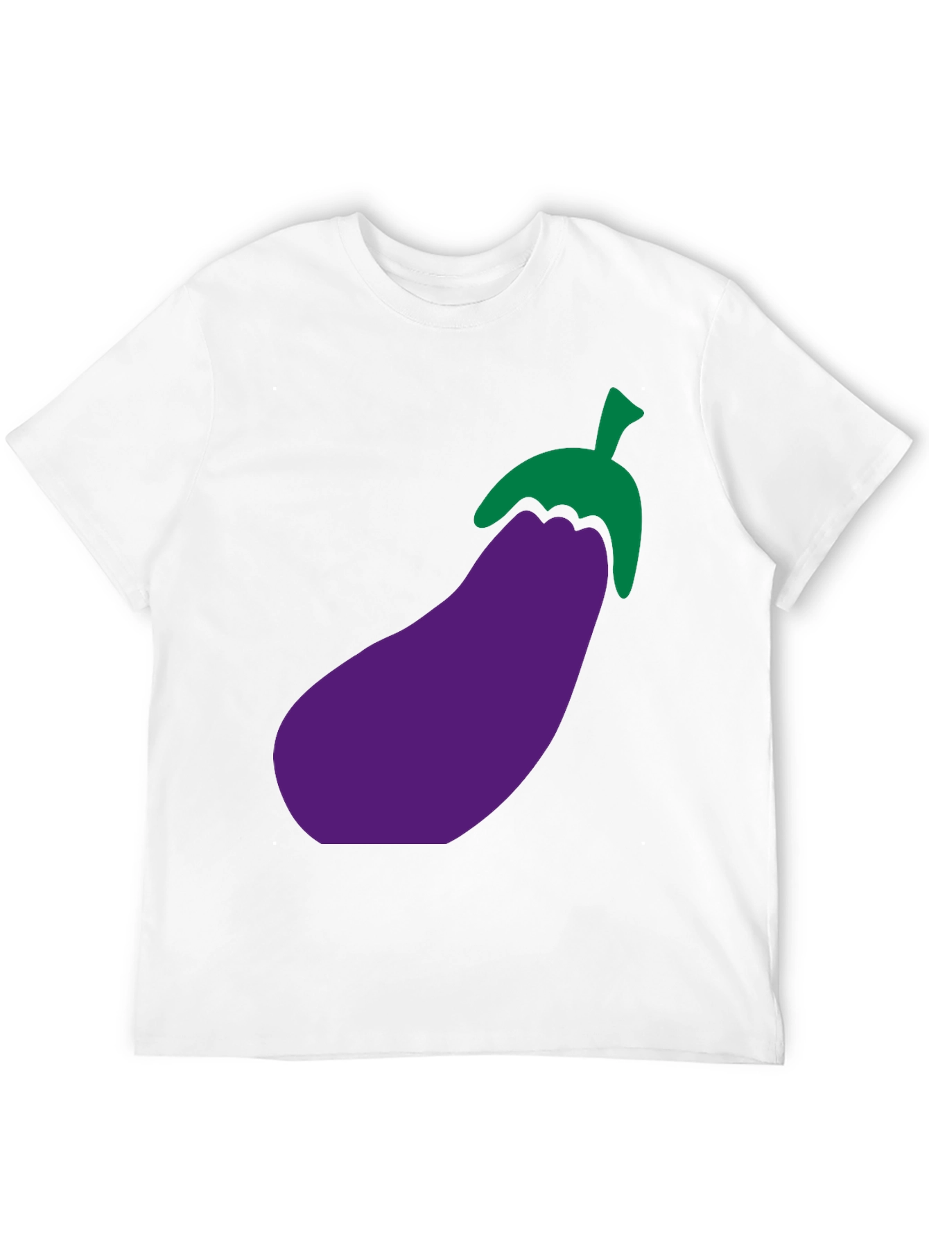 Eggplant Graphic T-Shirt - Black