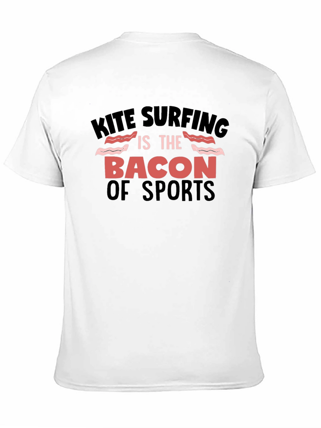 Kite Surfing Bacon of Sports Graphic Tee