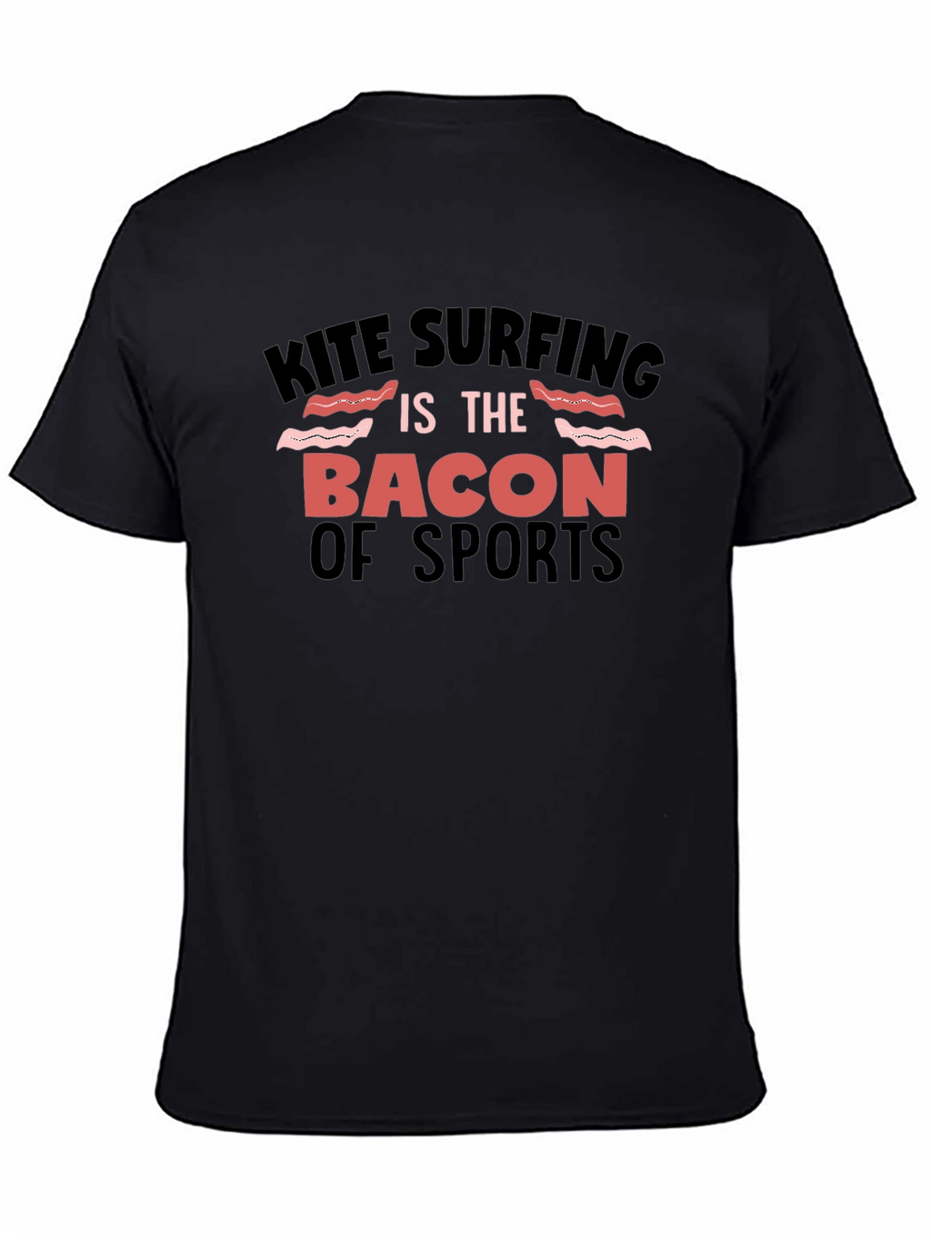 Kite Surfing Bacon of Sports Graphic Tee