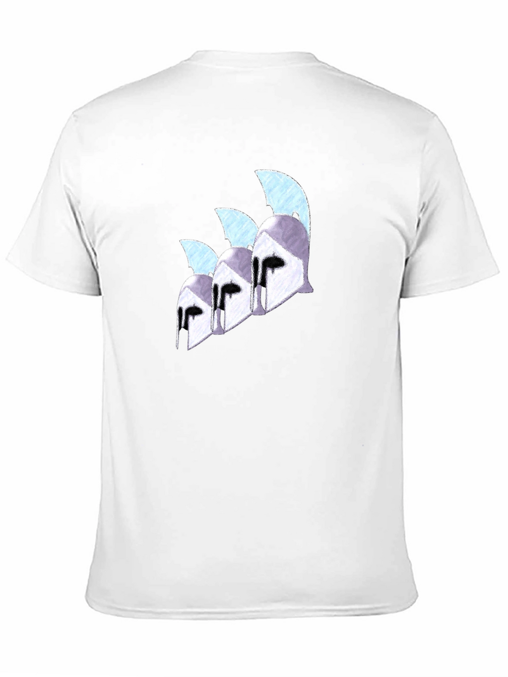 Spartan Helmet Graphic Black T-Shirt