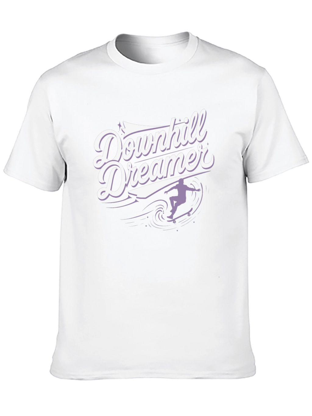 Downhill Dreamer Graphic T-Shirt - Skateboard Design