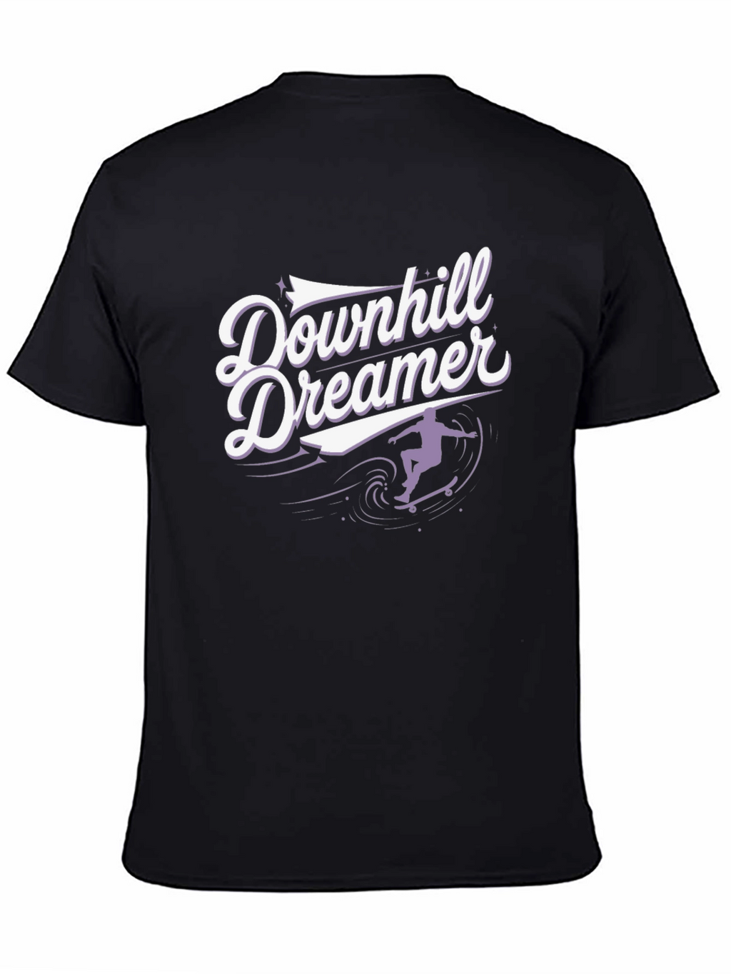 Downhill Dreamer Graphic T-Shirt - Skateboard Design